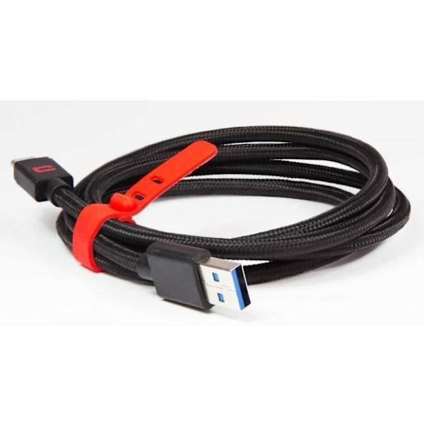 CROSSCALL snabbladdning USB-kabel - vändbar USB-C (M) - Svart - 1,2m