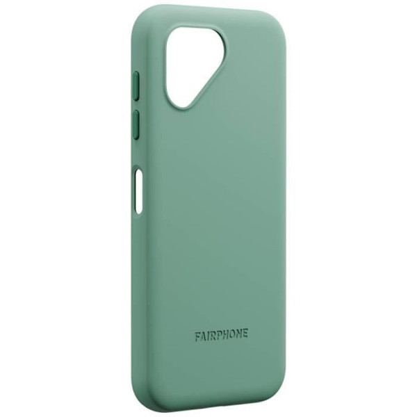 Baksida - Fairphone - Fairphone 5 - Mjuk - Stötresistent - Mossgrön grön mousse, himmelsblå, matt svart
