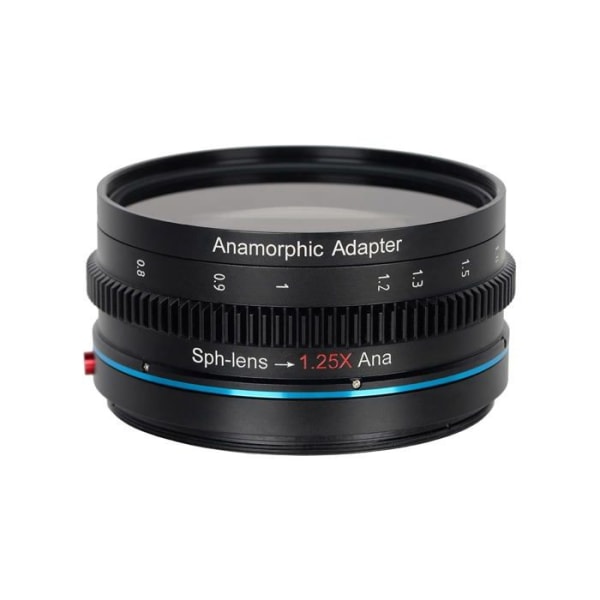 Optiskt komplement Sirui - ADP125X - 1,25x Anamorfisk adapter för bioobjektiv Svart