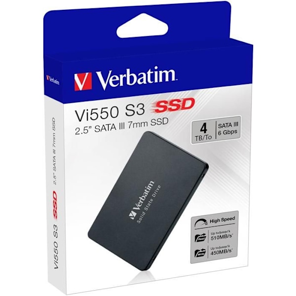 VERBATIM Vi550 S3 2.5' SSD 4TB