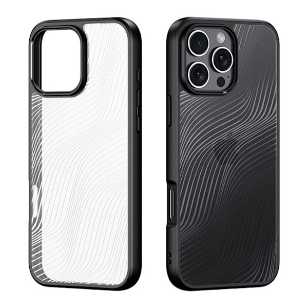 Coque för iPhone 16 Pro - Serie Dux Ducis Aimo - Svart Svart