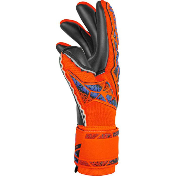 Målvaktshandskar - Reusch - Attrakt Duo - Hyper Orange - Tight fit - Andningsbar hyper orng/elec blue/bck jag