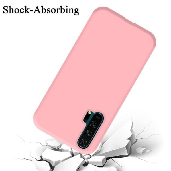 Coque - CADORABO - Honor 20 Pro - Silikon TPU - Skydd 360° - Halkfri - Lätt Rosa