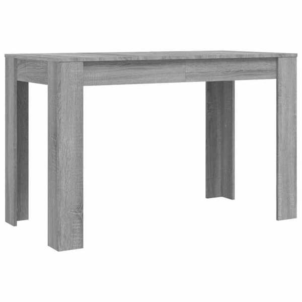 Matbord - VIDAXL - Sonoma Grå - 4 Platser - Skandinavisk Stil - Rektangulär sonoma grå