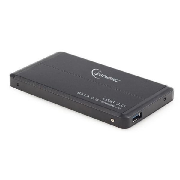 Extern hårddisk - Gembird - EE2-U3S-2 - 2,5'' SATA - USB 3.0 - Svart aluminium
