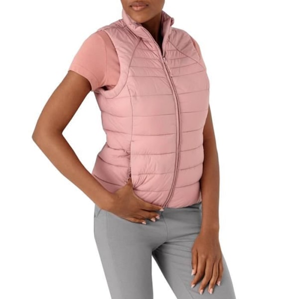 4F Damväst H4Z21-KUDP001-56S, Kvinna, Rosa, linnen Rosa S