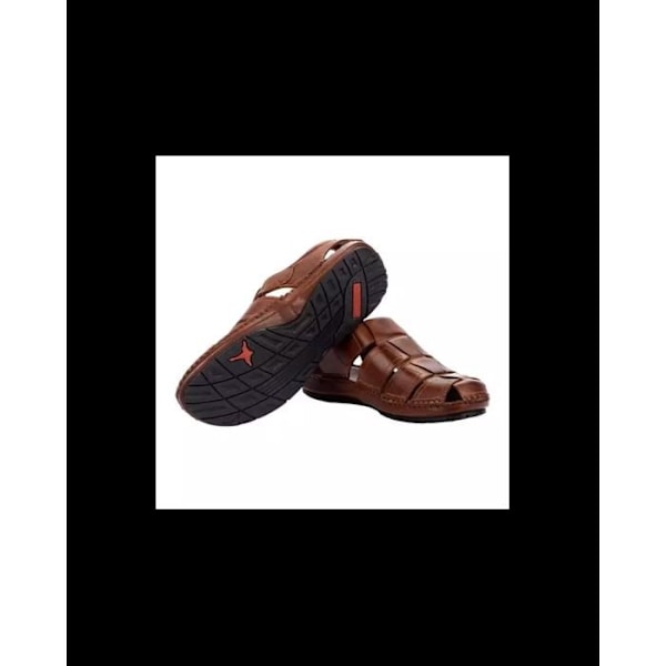 Sandaler - PIKOLINOS - TARIFA 06J-5433 - Brunt läder - Platt - Avslappnad kastanj 45