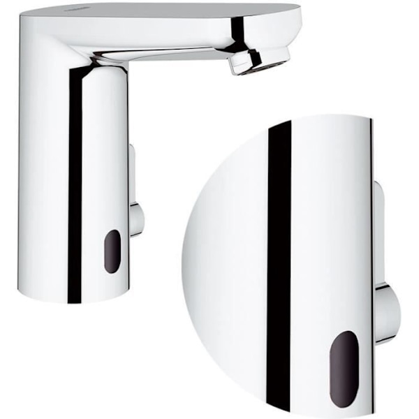 GROHE Get E infraröd tvättställsblandare - justerbar temperaturbegränsare - kontaktlös aktivering Grå