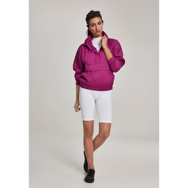 Parka dam - Urban Classic - Panel - Fleecefoder - Leopardinsatser - Känguruficka lila XS
