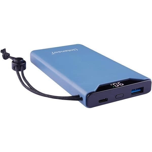 Batteribank - INTENSO - 7332035 - 10000 mAh - Litium Polymer - Blå Blå