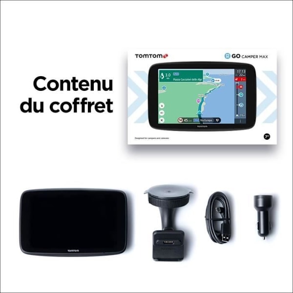 Husbil och husvagn GPS TOM TOM GO Camper Max - 7" HD-skärm - Världskartläggning