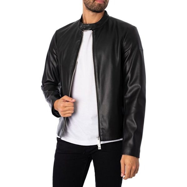Jacka i syntetiskt läder - Armani Exchange Svart XL