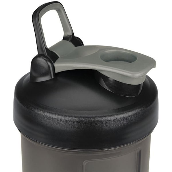 Avento shaker cup 1,0 liter svart/grå 3-delad