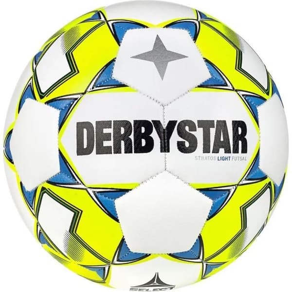 Fotboll Derbystar Stratos Light gul/vit/blå fyra