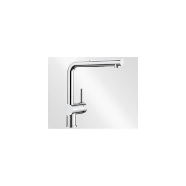 Duschblandare - BLANCO - LINUS-S - Metall - Minimalistisk Design - Avtagbar Duschmunstycke Blanco, Matt svart