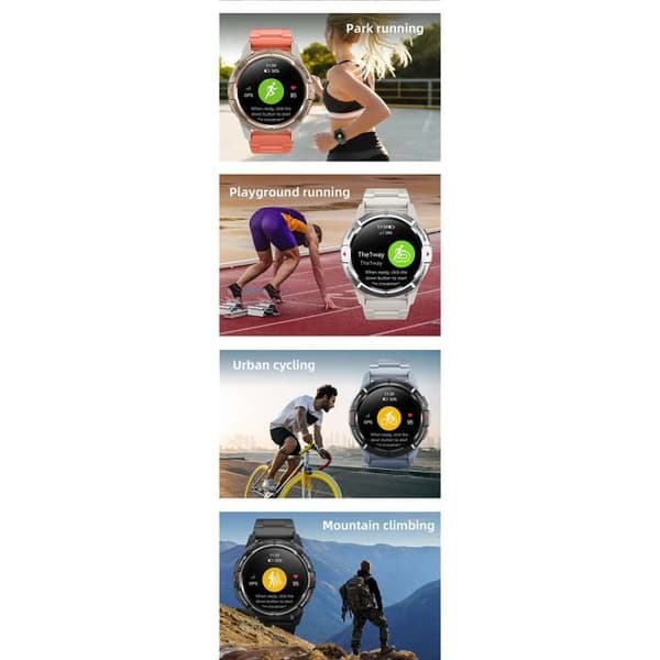 Montre Connectée GS Active Bluetooth 5.3 5ATM med GNSS-chip Mibro Vit Vit