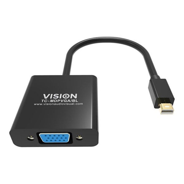 Mini DisplayPort till VGA-adapter - BEST PRICE SQUARE - TC-MDPVGA/BL - 1,8 m - Svart - Analogisk