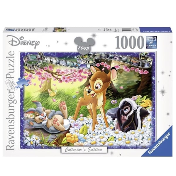 1000 bitars pussel - RAVENSBURGER - Bambi - Landskap och natur - Vuxen