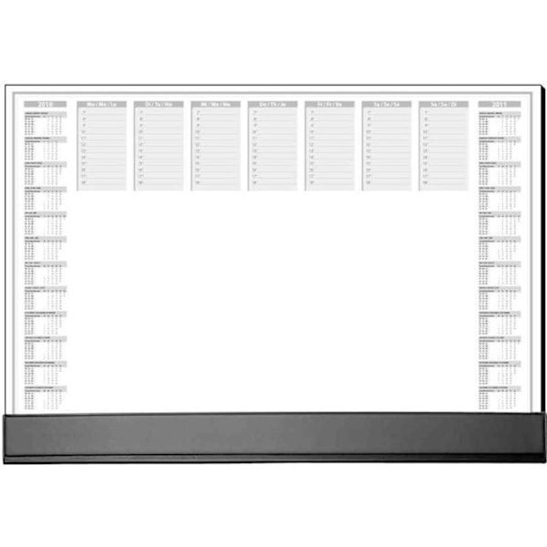 Skrivunderlag blockpapper - SIGEL - Kontor - 590 x 410 mm - 30 ark - Trilingval (SV/DE/EN) Vit