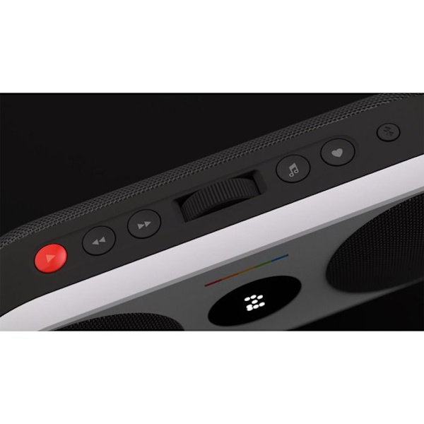 POLAROID Music Player 2 trådlös Bluetooth-högtalare - Svart och vit - 6h batteri - Stänkskyddad Svartvitt