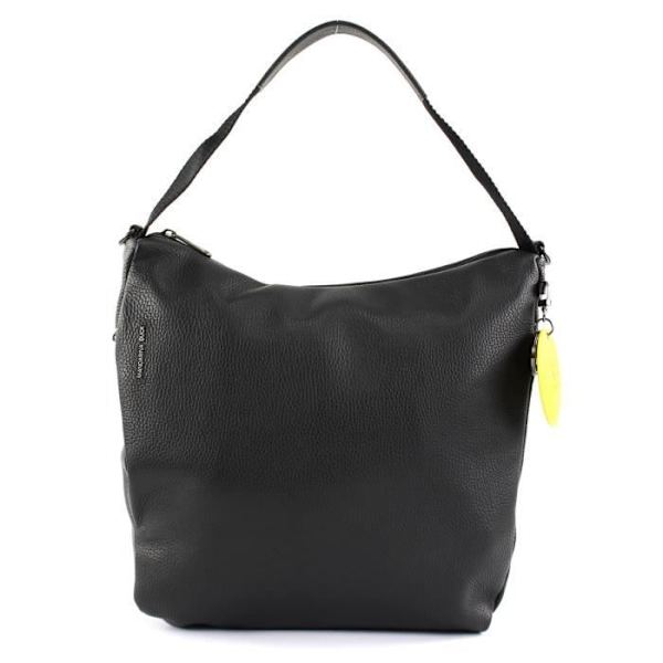 Handväska - MANDARINA DUCK - Mellow Leather Hobo - 100% nötkött - Svart - 26x30x9 cm Svart