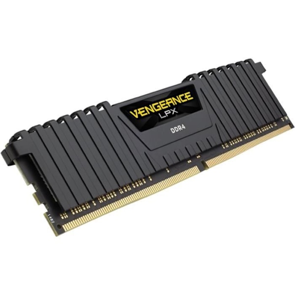 RAM-minne - CORSAIR - Vengeance LPX DDR4 - 16GB 2x8GB DIMM - 2666 MHz - 1,20V - Svart (CMK16GX4M2A2666C)