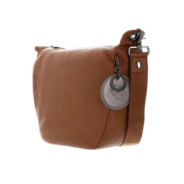 Axelväska med axelrem - MANDARINA DUCK - Mellow Leather Crossover - Äkta läder - Brun - 30x28x11 cm kastanj