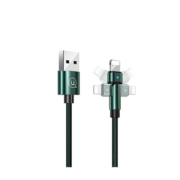 USAMS Lightning laddkabel 1m grön
