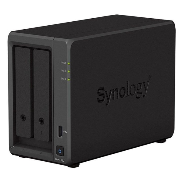 Lagringsserver - Synology nas - DVA1622/6G/3Y/24T-HAT3300 - DVA1622 NVR 24TB (2X 12TB) HAT3300