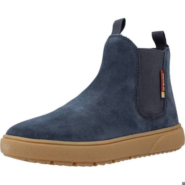 GEOX J Theleven B - Skor flicka läder blå (barn) Blå 28