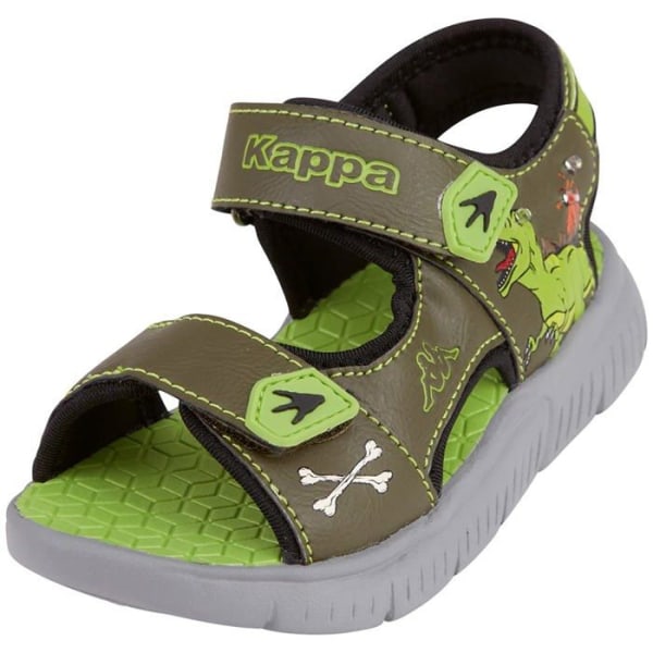 Sandal - barfota Kappa - 260940K - Unisex barn Rex Sun K sandal Armé/svart 35