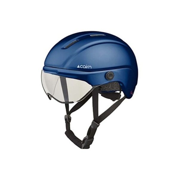 Cairn FUSE cykelhjälm Visir Matt Metallic Navy storlek M Matt metallisk marinblå