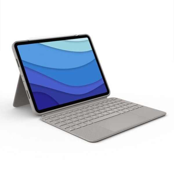 Tangentbord för surfplatta - Logitech - Combo Touch - Bakgrundsbelyst - Smart Connector - QWERTZ Tyska