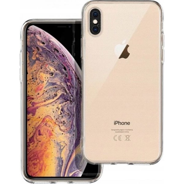 Coque telefon - bumper telefon Oem COQUE TRANSPARENTE 2mm för IPHONE X / XS (kameraskydd)