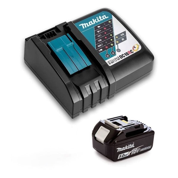 Pack Batteri 18V - MAKITA - 191B51-7 - 5,0 Ah - Snabbladdare - Li-Ion