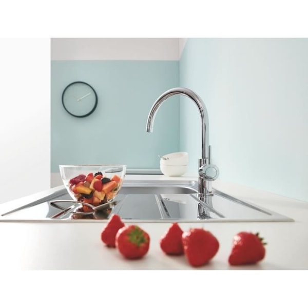 GROHE - Engrepps diskbänksblandare Krom