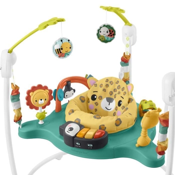 Fisher-Price-Jumperoo Leopard-Baby Activity Center HND47 Leopard