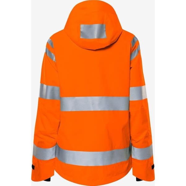 Vattentät högsynlighetsjacka klass 3 dam Fristads Shell 4681 GLPS orange hög synlighet M