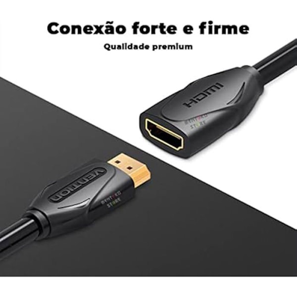 VENTION HDMI-kabel - 5m förlängning - Svart Svart