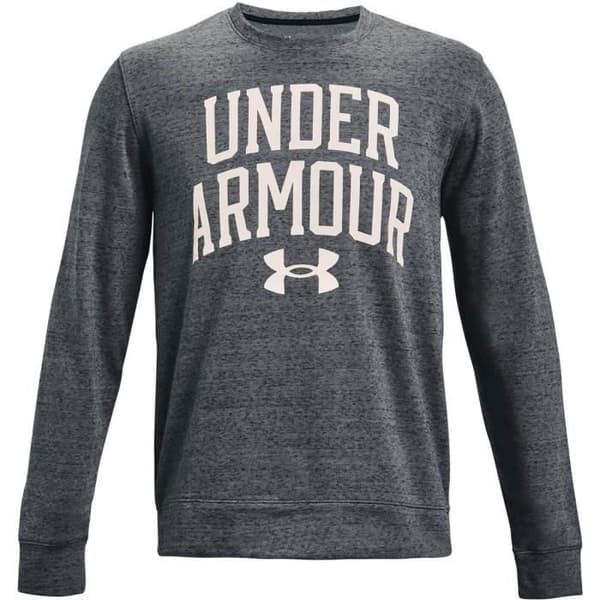 Under Armour Rival Terry Crewneck Sweatshirt - Mörkgrå/Vit - 3XL Mörkgrå/vit M