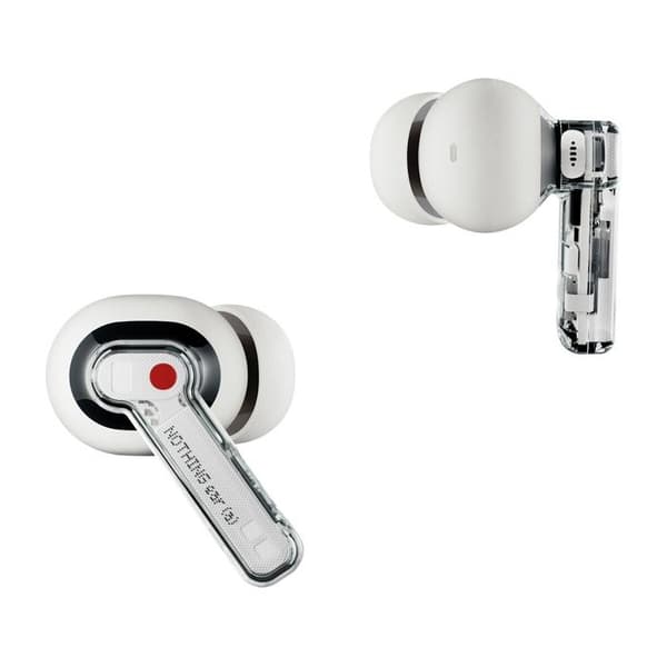 Nothing Ear (a) Trådlösa Bluetooth-hörlurar med Active Noise Cancelling White Vit