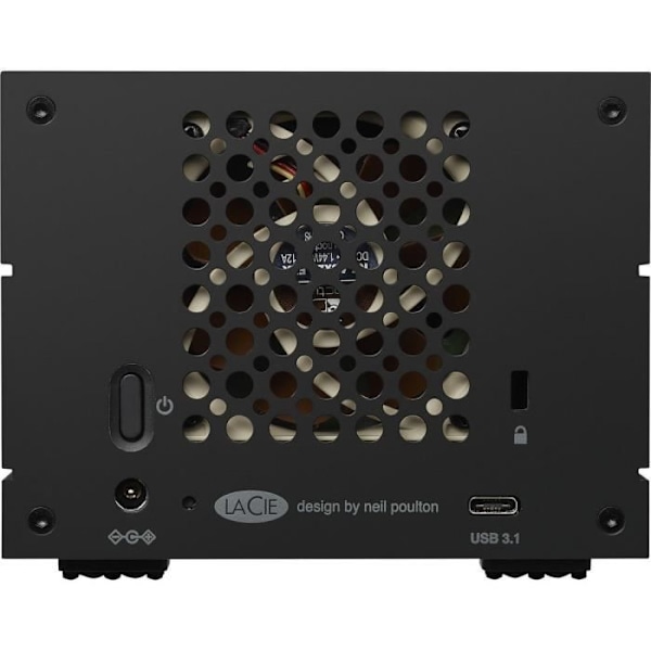 2big RAID-diskarray - LACIE - STHJ8000800 - 8 TB - HDD 4 TB x 2 - USB 3.1 Gen 2