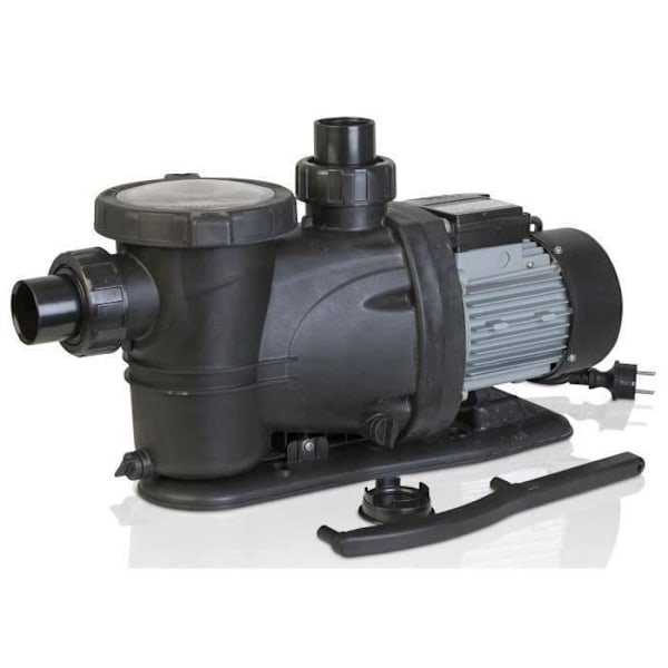 GRE - Självprimande centrifugalpump PP077H - 0,75 HK - Hög - prestanda - Inbyggd förfilter med genomskinligt lock Grå
