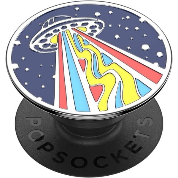 PopSockets PopGrip - Stöd och grepp för smartphone och surfplatta med utbytbar topp - Emalj Utanför Denna Värld