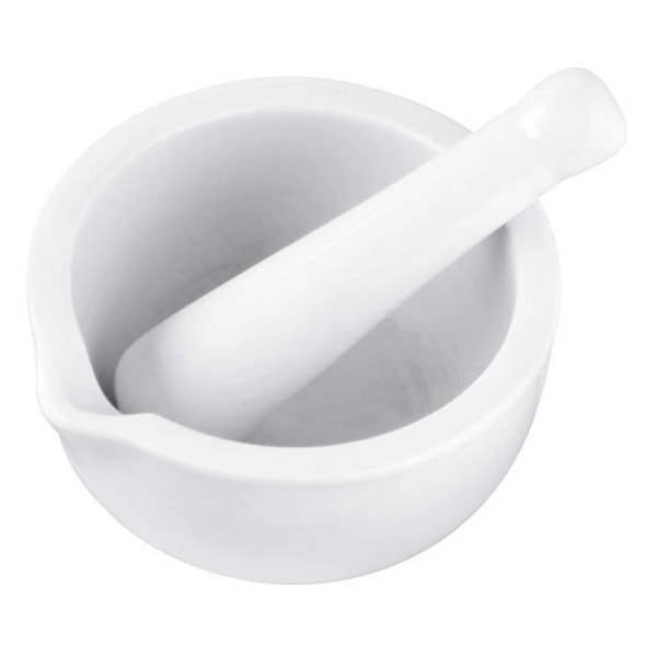 Pilon Mortier - Fackelmann - 45442 - Porslin - 12x6,5cm - 2 stycken Vit