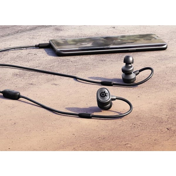 Steelseries Tusq trådbundet in-ear gamingheadset svart