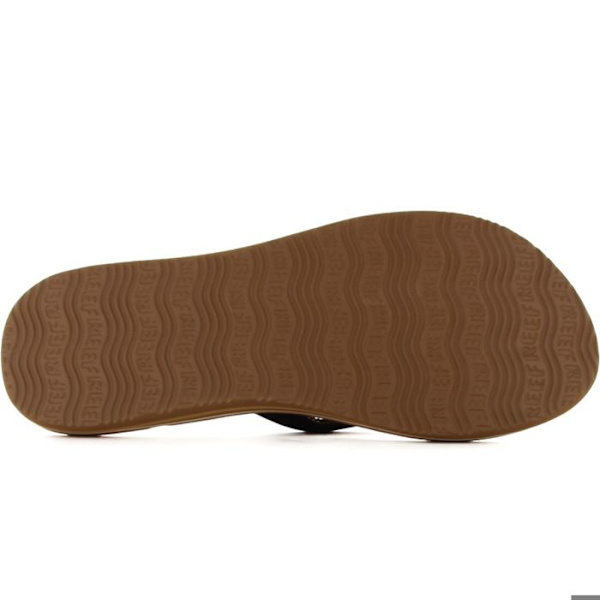 Tuber - Reef - Cushion Sands - Dam - Svart - Ljusbrun - Mjuk EVA-sula Noir - ljusbrun 41