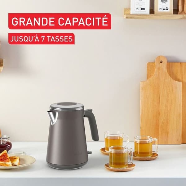 Tefal KI666EE0 Kanna i rostfritt stål Grå