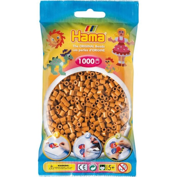 HAMA 1000 ljusbruna pärlor