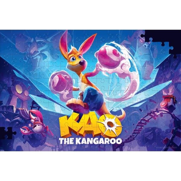Kao The Kangaroo - Kao är tillbaka Pussel 160 bitar Vit